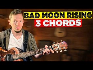 How to Sing AND Play “Bad Moon Rising” on guitar (Beginner Tutorial)