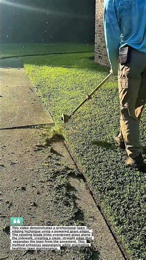 Perfect Lawn Edging Technique | Clean Grass Border Like a Pro