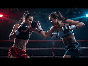 Intense Women Boxing Match🥊 Real Fight!