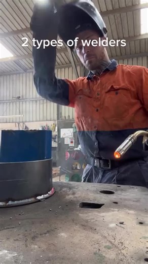 Two types of welders. No judgment… what type are you? 👀 #fyp #viral #welds #fabrication #metalwork #empireabrasives