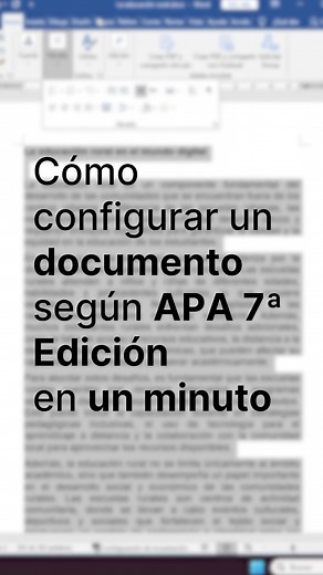 Formato APA 7 en menos de un minuto