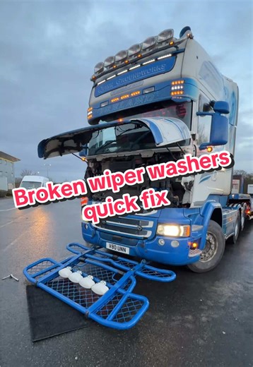 Quick Fix for Broken Truck Washer Systems