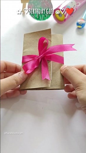 Birthday gift card 💞| #diy #birthday #gift #trending #craft #viral #cute