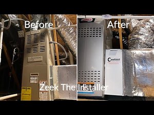 HVAC install 2.5 ton Lennox full system in the attic