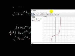 Using a formula to integrate exponential functions e^x