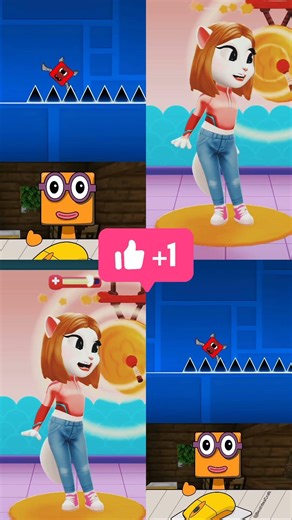 Geometry Dash vs Sprunki OC Numberblock One Phase 2 #sprunki#numberblocks#incredibox#angela2