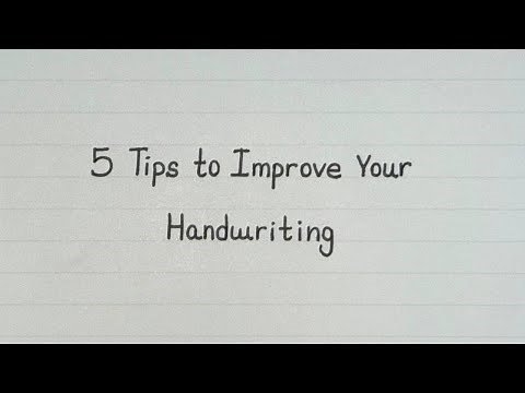 how to master perfect handwriting | Tips for neat and clean handwriting | improve handwriting