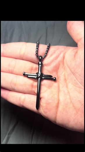 Found our new favorite piece of jewelry!! It matches our logo and is a great reminder of who brought us so far!!! Check it out in the tik tok shop! It’s super high quality and we love what it represents! #viral #christian #fyp #godisgood #jesuslovesyou❤️🙏✝️😇