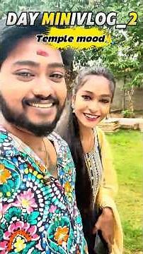 Day mini vlog_2#madhandivya #minivlog #trendingvlogs #trendingcouple #templevlogs #viralvideo ￼