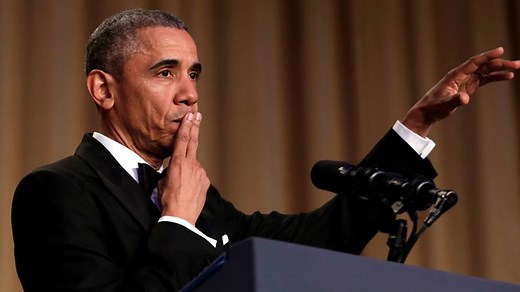 #Video | US President Barack Obama drops his mic and puts an end to his final White House Correspondents' Dinner. "Obama Out!" | Hindustan Times
