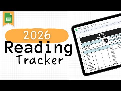 How I Import All My Books Into My 2026 Reading Tracker | Google Sheets Tutorial