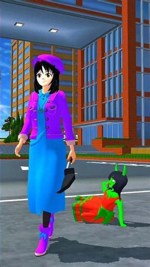 Mii is crying in the Sakura School Simulator. #sakuraschoolsimulator #tiktok #cartoon #shortsfeed