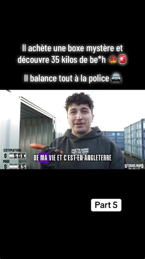 Découverte surprenante : 35 kilos de cannabis dans une boxe