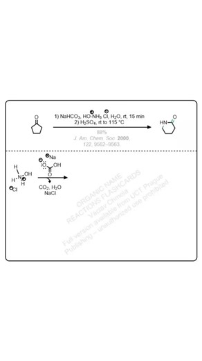 The Beckmann rearrangement enables the conversion of oximes into amides or lactams via acid-promoted rearrangement with substituent migration. Developed by Ernst Otto Beckmann in the late 19th century, the reaction proceeds through activation of the oxime, rearrangement to a nitrilium intermediate, and subsequent attack of water to yield the amide. Learn. Review. Repeat.