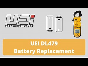 UEI DL479 Battery Replacement - 60 Seconds or Less - Simple, Easy, Fast