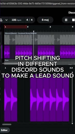 i make the discord sounds into a lead sound from my song (NOT FAKE) #bandlab #discord