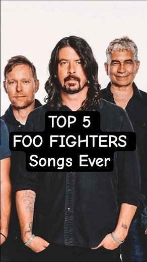Top 5 Foo Fighters Songs Ever 🎸 #top5