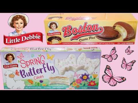 Little Debbie Boston Crème Pies & Spring Butterfly Cakes Review