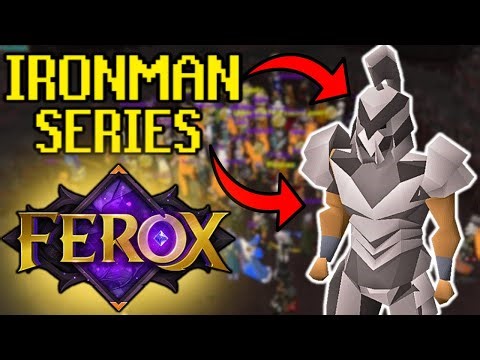 I Started A Fresh Ironman Journey On This Huge Server! 1000+ Players Online | Ferox