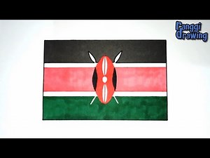 How to Draw The Flag of Kenya