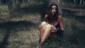 Amazon Woman Face Paint Sitting Under Stock Footage Video (100% Royalty-free) 1033754924 | Shutterstock