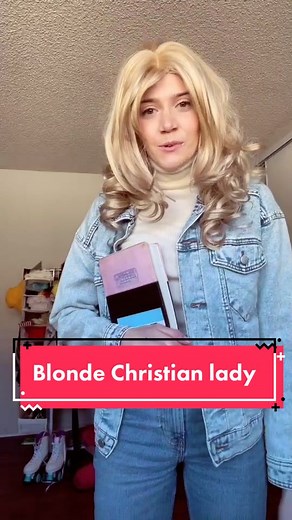New character: blonde Christian lady #thebachelor#christian#fyp#godbless#church#comedy#sin#heaven#honorGod