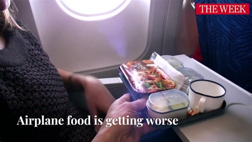 Has airplane food declined in quality in recent years?