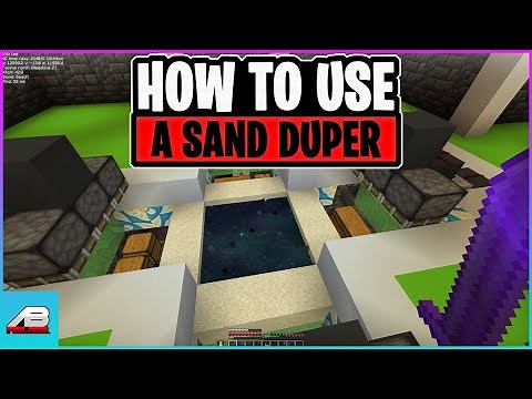 Minecraft How To Use A Sand Duper Safely Without Crashing Your Server (1.16, 1.17, 1.18, 1.19+)