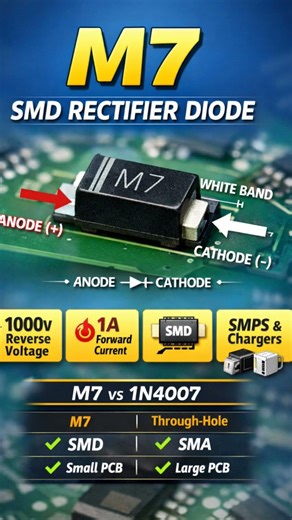 M7 = SMD version of 1N4007
