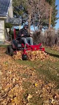 The Ferris ISX3300 is a Leaf Monster!! #ferris #lawnmower #lawncare #utah #trees #grass