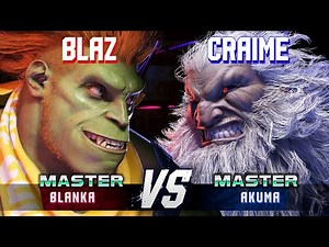 SF6 ▰ BLAZ (Blanka) vs CRAIME (Akuma) ▰ High Level Gameplay