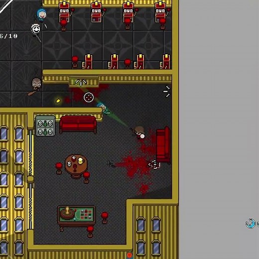 Top-Down Shooter Casino Run & GUN