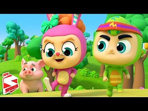 The Tortoise And The Hare Story | Cartoon Stories For Kids | Animated Videos For Children