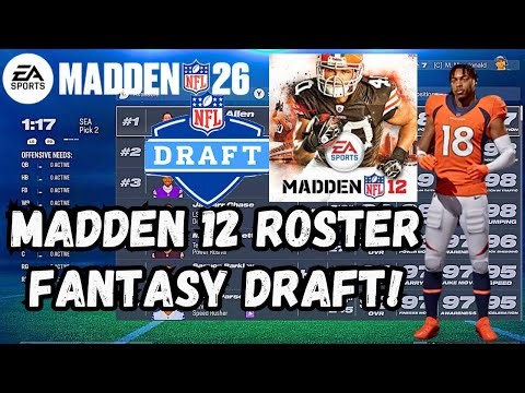 MADDEN 26 MADDEN 12 ROSTER FANTASY DRAFT!