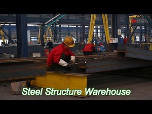 lightweight galvanized steel structure building warehouse customized