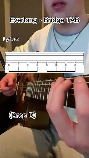 Everlong Guitar Tutorial and Tab