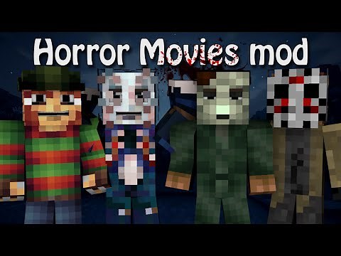 Minecraft HORROR MOVIES MOD! (Chucky, Freddy Krueger, Michael Myers and more)