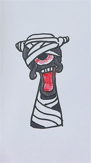 Sprunki Horror Character Drawing Animation Tutorial #drawing #art #incredibox #draw #sprunki