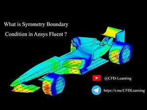 What is Symmetry Boundary Condition in Ansys Fluent?
