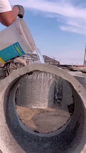 Cement Pipe Permeability Testing Process | Quality Control in Action #Shorts