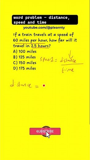 easy way to calculate distance, speed and time
