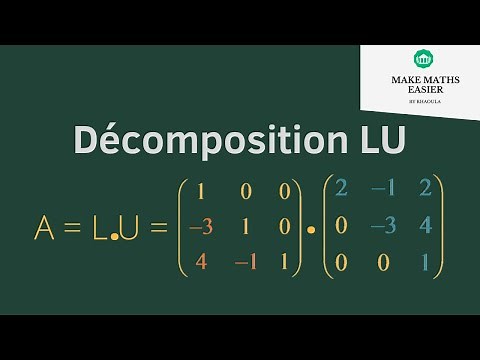 Décomposition LU. Comment résoudre un système linéaire par la décomposition LU ?