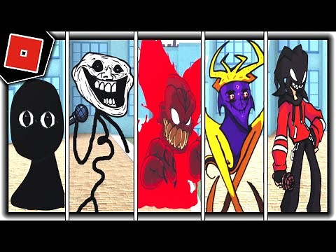 How to get ALL 30 BADGES + MORPHS/SKINS in FNF ROLEPLAY! - Roblox