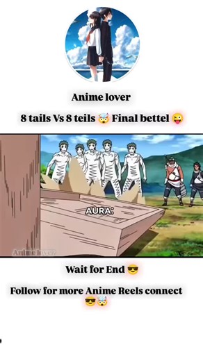 ᴀɴɪᴍᴇ ʟᴏᴠᴇʀ on Instagram: "8 tails Vs 8 teles 😎🤯"