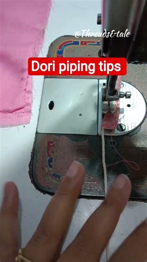 Dori piping tips and Tricks 05#short#sewingtips #tipsntricks