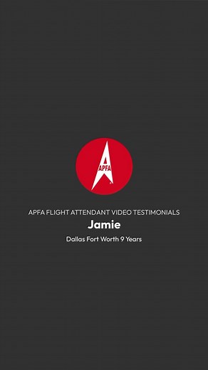 Thank you Jamie for sharing your story. American Airlines management has lost touch with the reality flight attendants face everyday. We will not remain silent. Let your voice be heard, share you story by visiting www.apfa.org/stories. 🎬You may wear your uniform and record in terminal, home, layover - 🚫Do not record on AA property, crew room or on airplanes. | Association of Professional Flight Attendants (APFA)