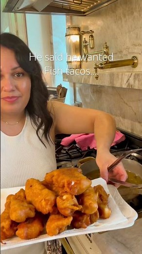 Fish tacos at home #easyrecipes