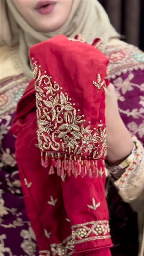 63K views · 672 reactions | Full sleeve bridal zardozi blouse ❤️ Step...