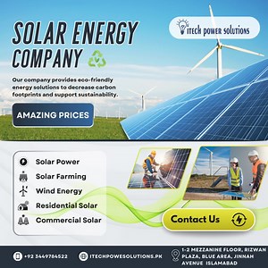 1K views · 57 shares |  Powering a Greener Future!  At [I-Tech Power Solutions], we provide eco-friendly energy solutions that help reduce carbon footprints and promote sustainability. Join us in making a positive impact! ✨ Contact: +92 3449784522 UAN:111-111-514 Web:itechpowersolutions.pk #EcoFriendly #SustainableEnergy #GoGreen #RenewableEnergy #CarbonFootprint #CleanEnergy #Sustainability #GreenSolutions | I Tech Power Solution | Facebook