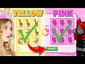 One Color Trading Challenge In Adopt Me! (Roblox)